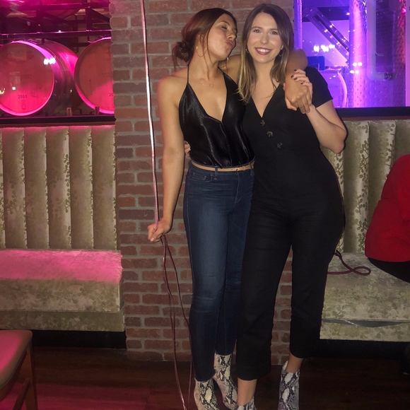 Urban Outfitters Black Romper Size Small - Picture 2 of 4